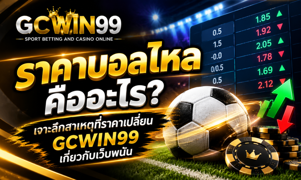 ราคาบอลไหลคืออะไร? เจาะลึกสาเหตุที่ราคาเปลี่ยน GCWIN99